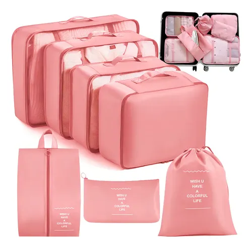 Kit com 7 Necessaires Impermeáveis